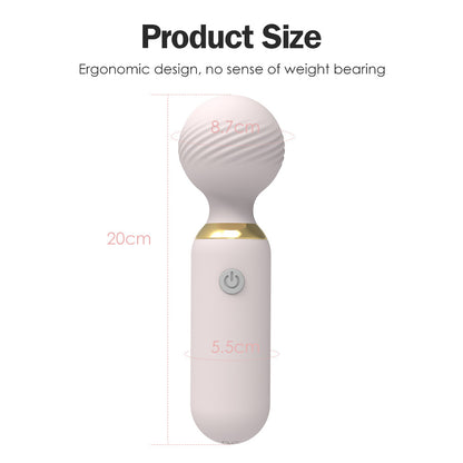 Love & Joy Mini Vibrating Wand Personal Massager-EROSREALM