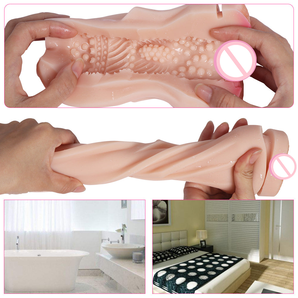 Manual Suction Masturbation Cup Men's Trainer Penis Exercise-EROSREALM