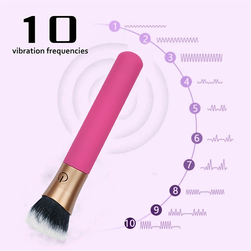 Makeup Brush Vibrator Mini Bullet Vibrators For Female-EROSREALM