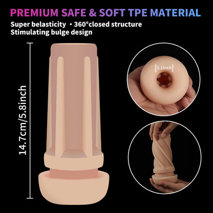 3-in-1 Thrusting Sucking Vibration Masturbation Cup-EROSREALM