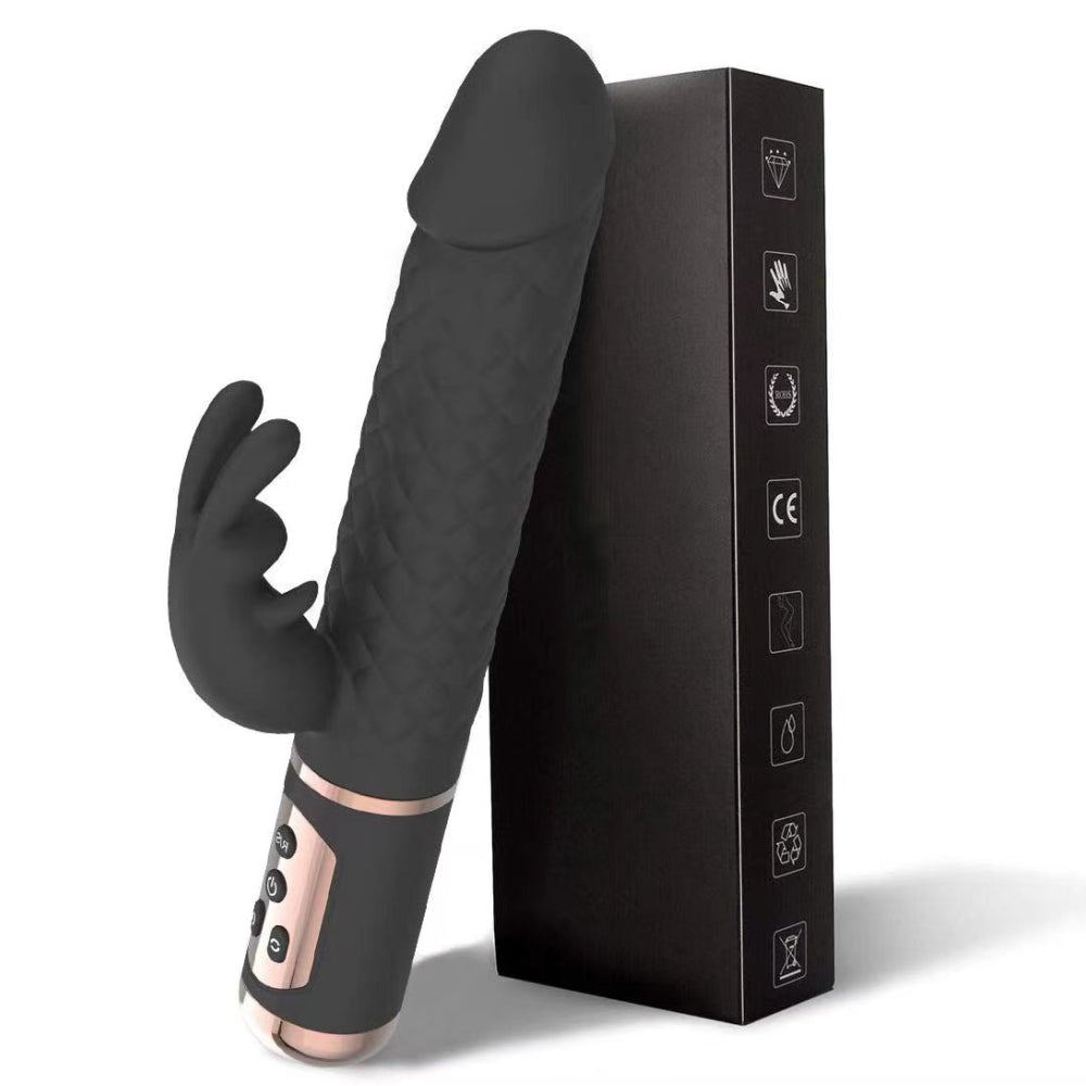 Rabbit Vibrator G Spot Vagina Clitoris Stimulator Dildo Massager Vibrator-EROSREALM