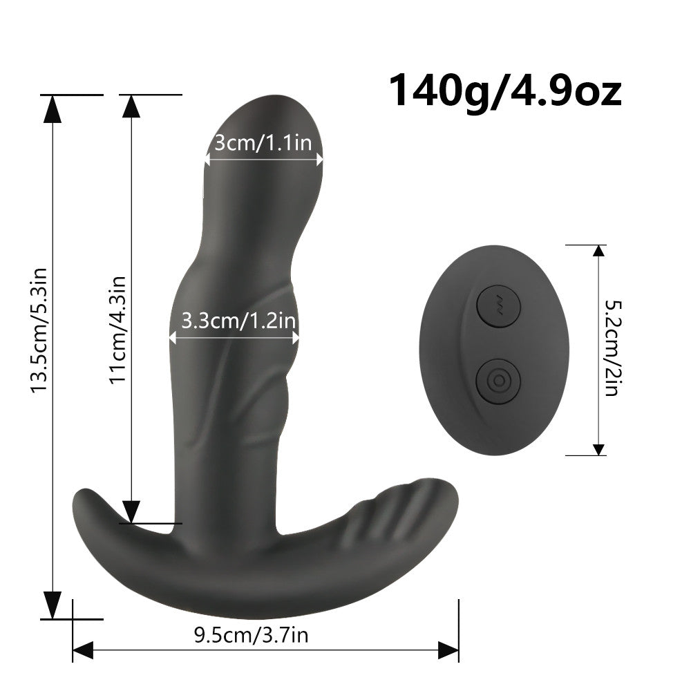 360 Degree Prostate Massager Rotating Anal Vibrator-EROSREALM