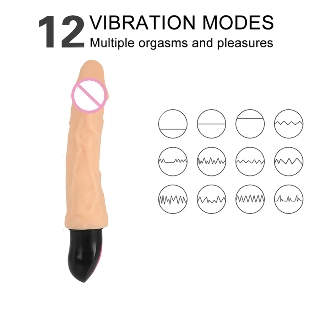 Heating Vibrator Dildos Female Masturbation-EROSREALM