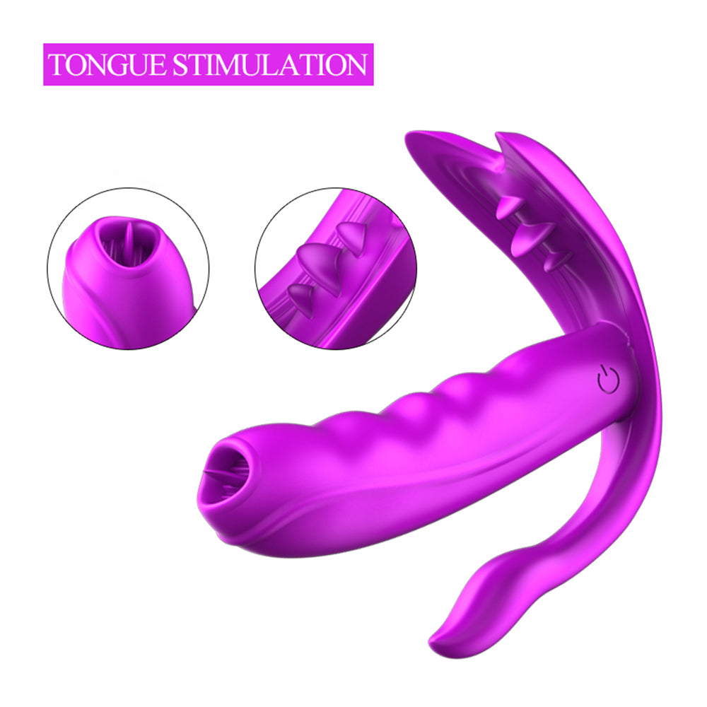 Wearable Orgasm Vibrator for Women G Spot Clitoris Stimulator Anal Massage Heating Dildo Vibrator-EROSREALM