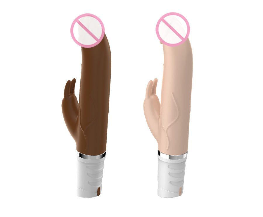 Thrusting Heating Rabbit Vibrator Female Masturbator-EROSREALM