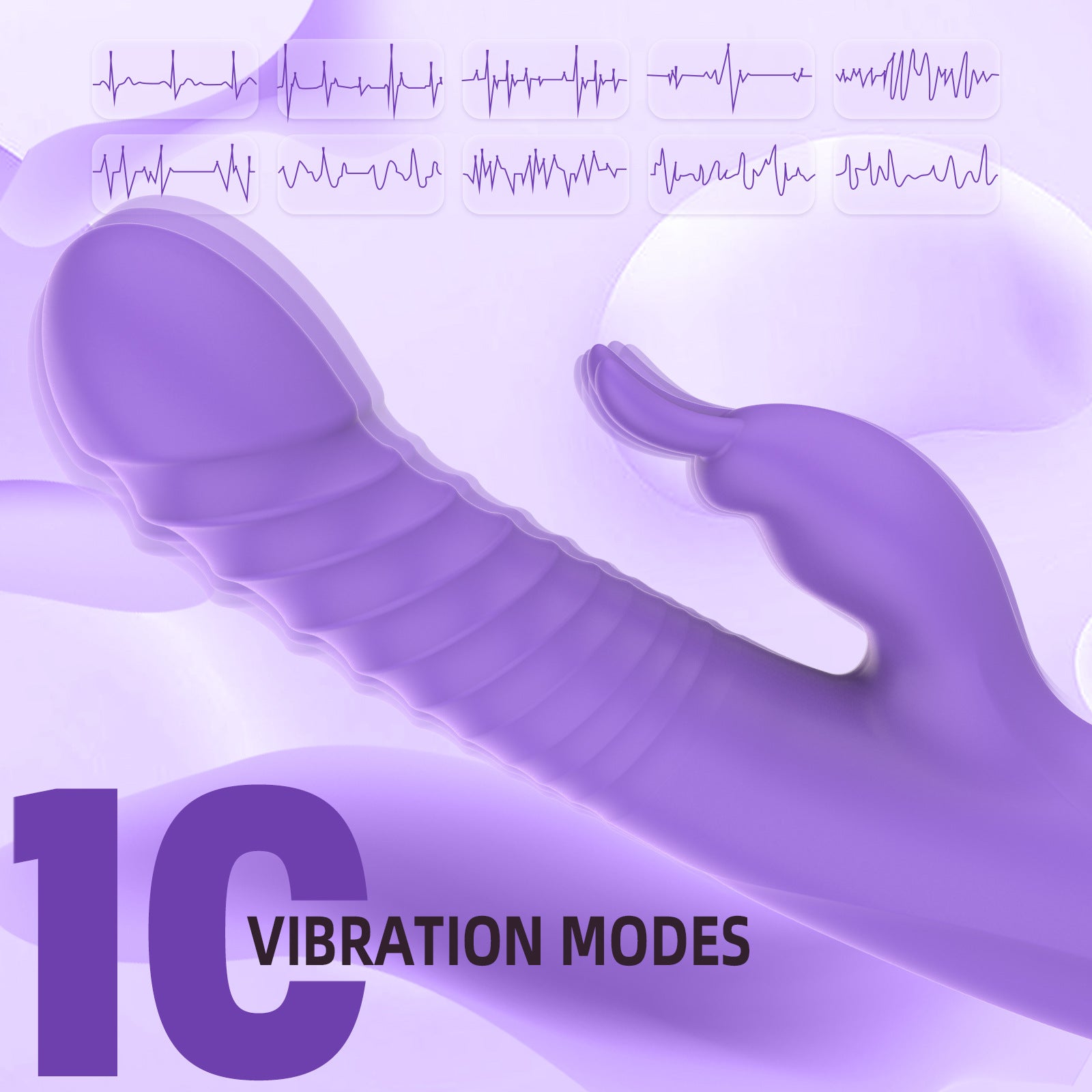 Telescopic Vibrator Dildos Heating Vibrators Clitoris Stimulator Massager-EROSREALM