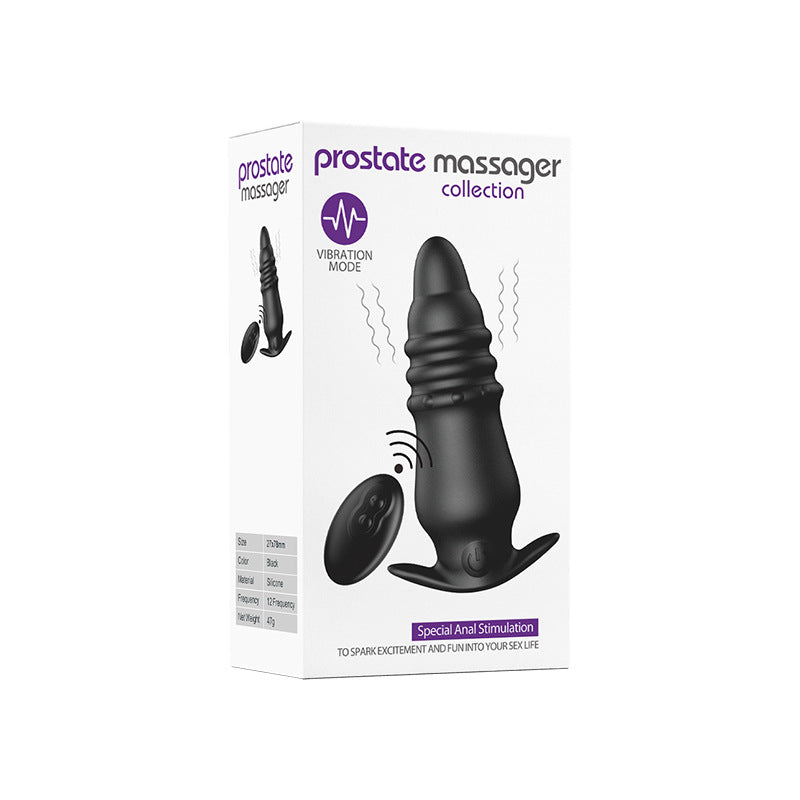 Remote Control Anal Vibrator Prostate Massager Butt Plug For Adult-EROSREALM