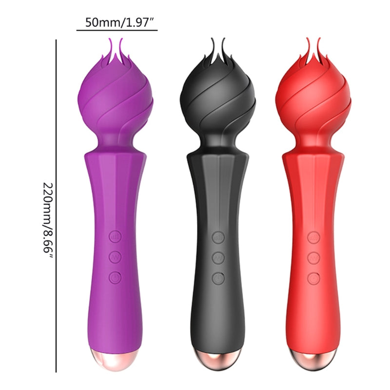 Rechargeable Personal Rose Massager With 20 Vibration Modes-EROSREALM