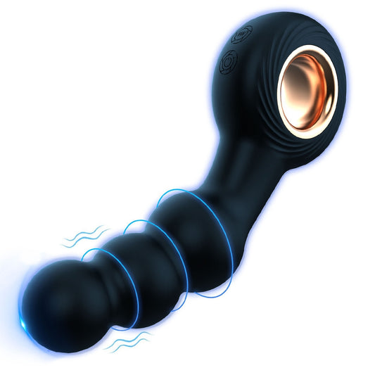 Manual Control Vibrating Anal Beads-EROSREALM