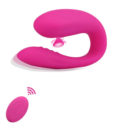 Rechargeable G-spot Vibrator Waterproof With 10 Powerful Vibrations Wireless Remote Control-EROSREALM