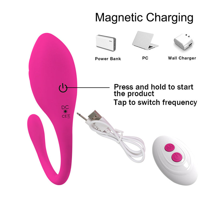 Vibrating Egg Wearable Panties Vibrator With Remote Control-EROSREALM