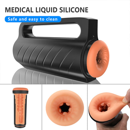 Automatic Penis Trainer Suction Vibrating Male Masturbation Cup-EROSREALM