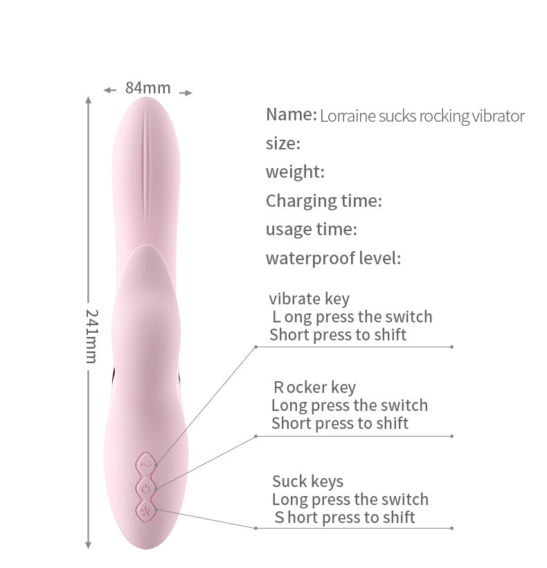 Lorranie 3-in-1 Sucking Swing G-spot Vibrator-EROSREALM