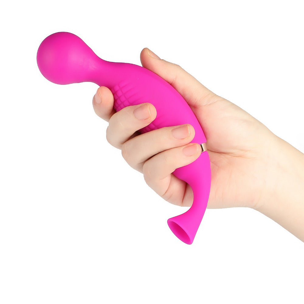 Seahorse Double Head High Intensity Clit Sucker Suction Vibrator-EROSREALM