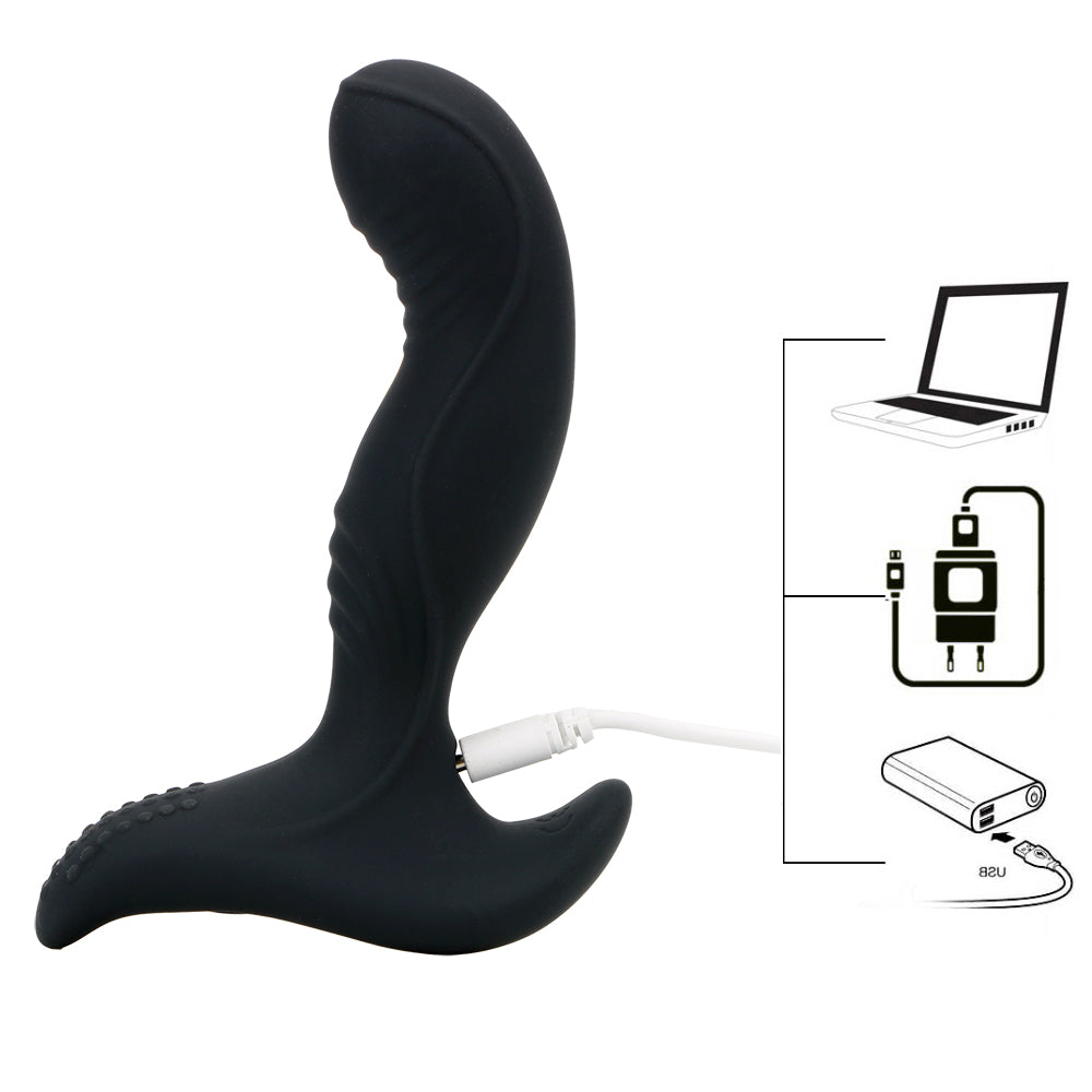 Wireless Remote Control Anal Vibrator Prostate Massager-EROSREALM