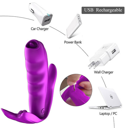 Invisible Wear Butterfly Warm Sex Toys-EROSREALM