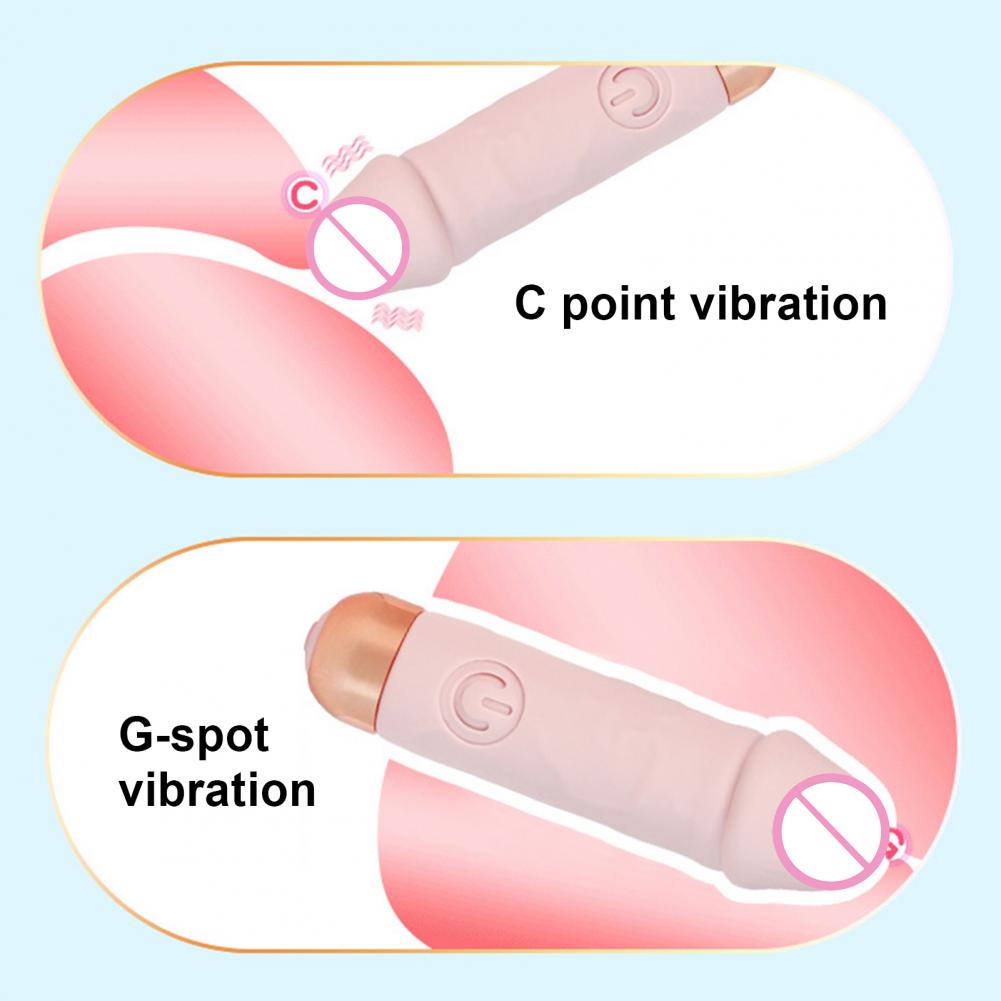 Mini Dildo Vibrator G-spot Massager Masturbator-EROSREALM