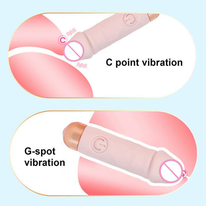 Mini Dildo Vibrator G-spot Massager Masturbator-EROSREALM