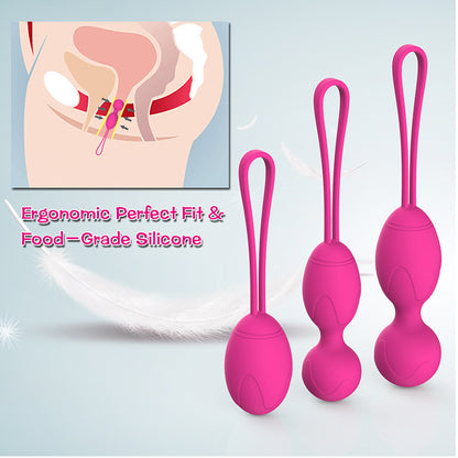 Vaginal Dumbbell Different Weight Silicone Kegel Balls-EROSREALM