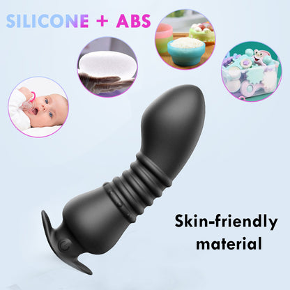 Remote Control Anal Vibrator Prostate Massager Butt Plug For Adult-EROSREALM