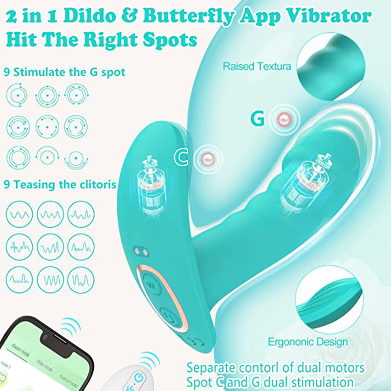 App & Wireless Remote Control Panty Vibrator-EROSREALM