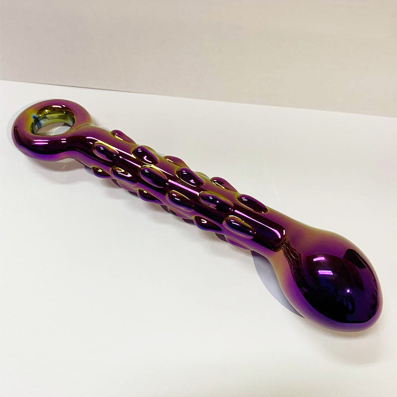 Colorful Crystal Glass Anal Dildo-EROSREALM