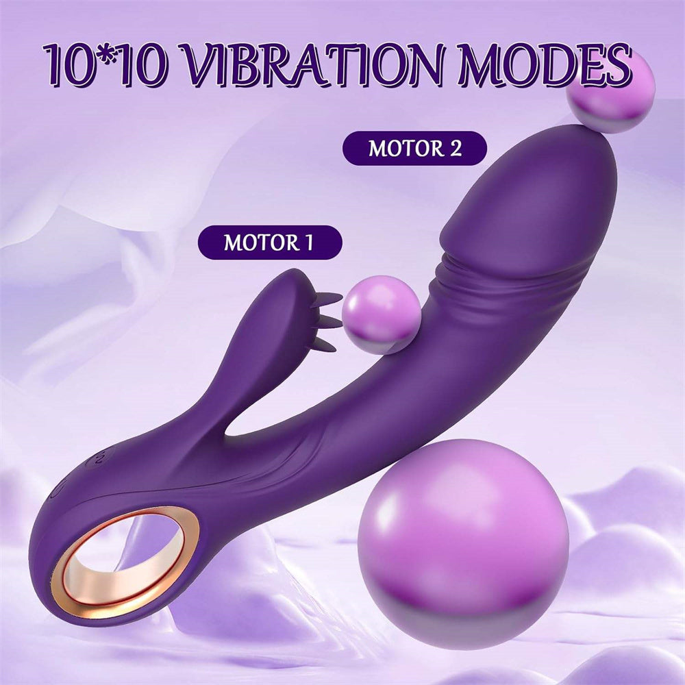 Simulated Penile Massage Shaker G-point Clitoral Stimulation. Masturbation. Thrusting And Thrusting For Both Ends In Seconds. Adult And Playful Female Use-EROSREALM