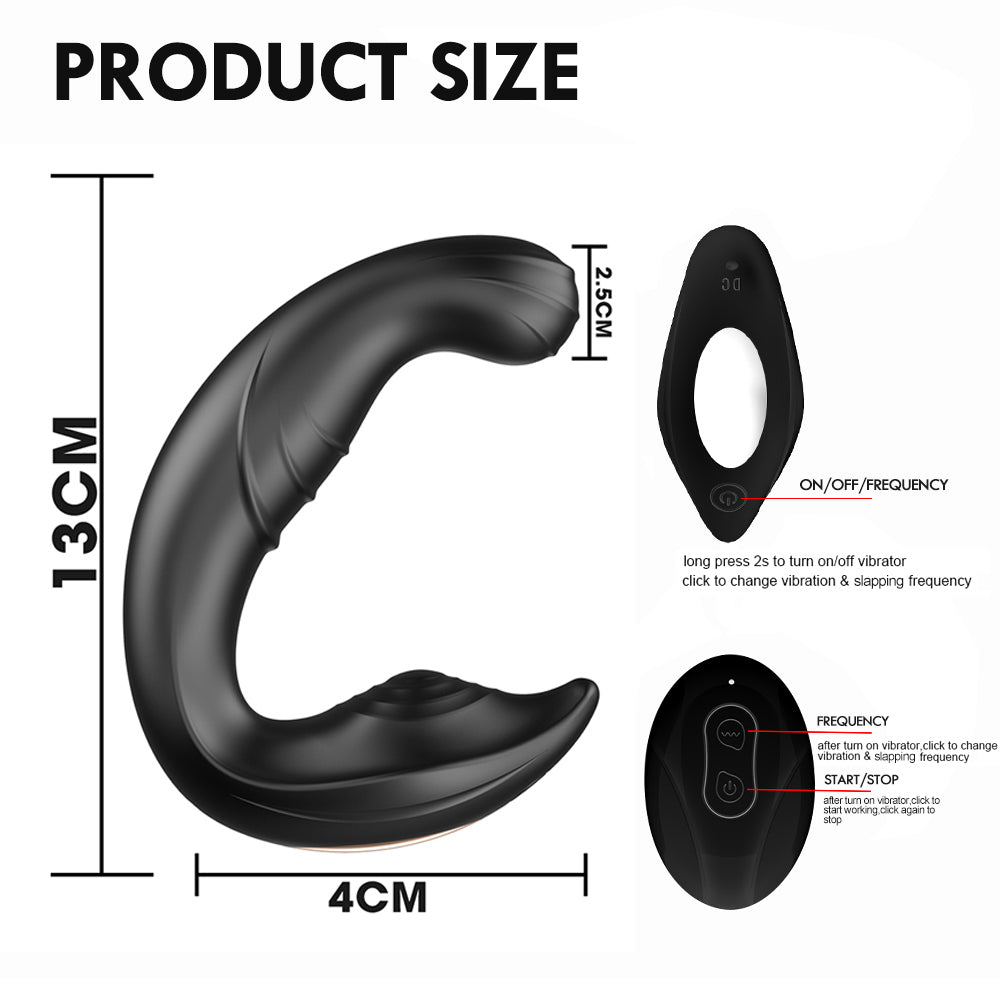 Wireless Remote Control Wearing Prostate Massager-EROSREALM