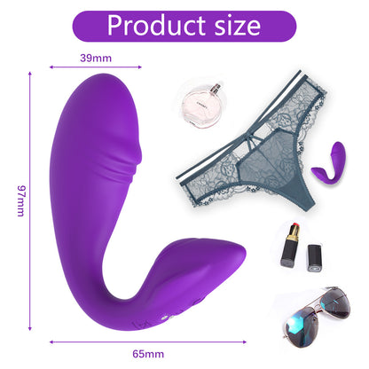 Wireless Remote Control Dildo Vibrating Panty G-spot Clitoris Stimulatorn Massage Vibrators-EROSREALM