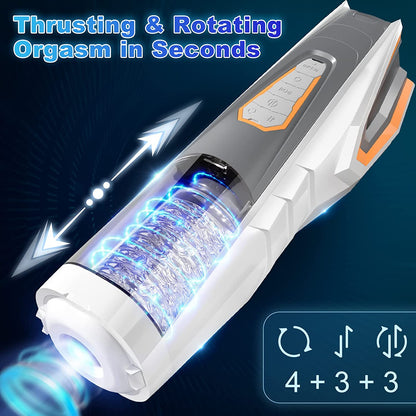 Baxter 5-1 Automatic 4 Rotating 3 Thrusting Male Masturbator-EROSREALM