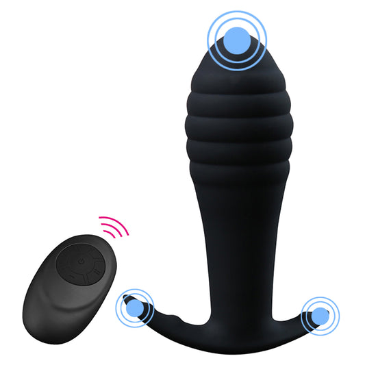 Prostate Massager Anal Vibrator Anal Plug Remote Control-EROSREALM