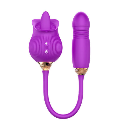 Alice Tongue Licking Thrusting Rose Toy-EROSREALM