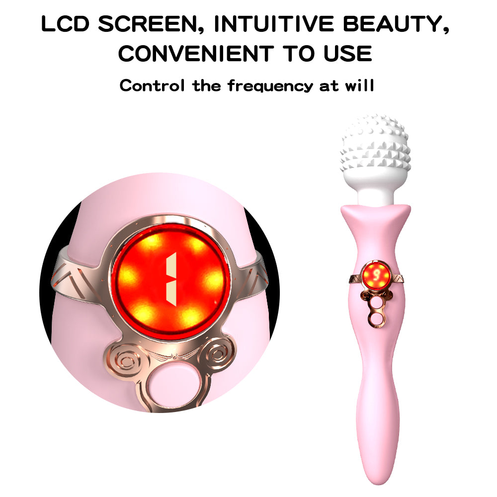 Vibrating Massager Dreamy Magic Wand Vibrator-EROSREALM