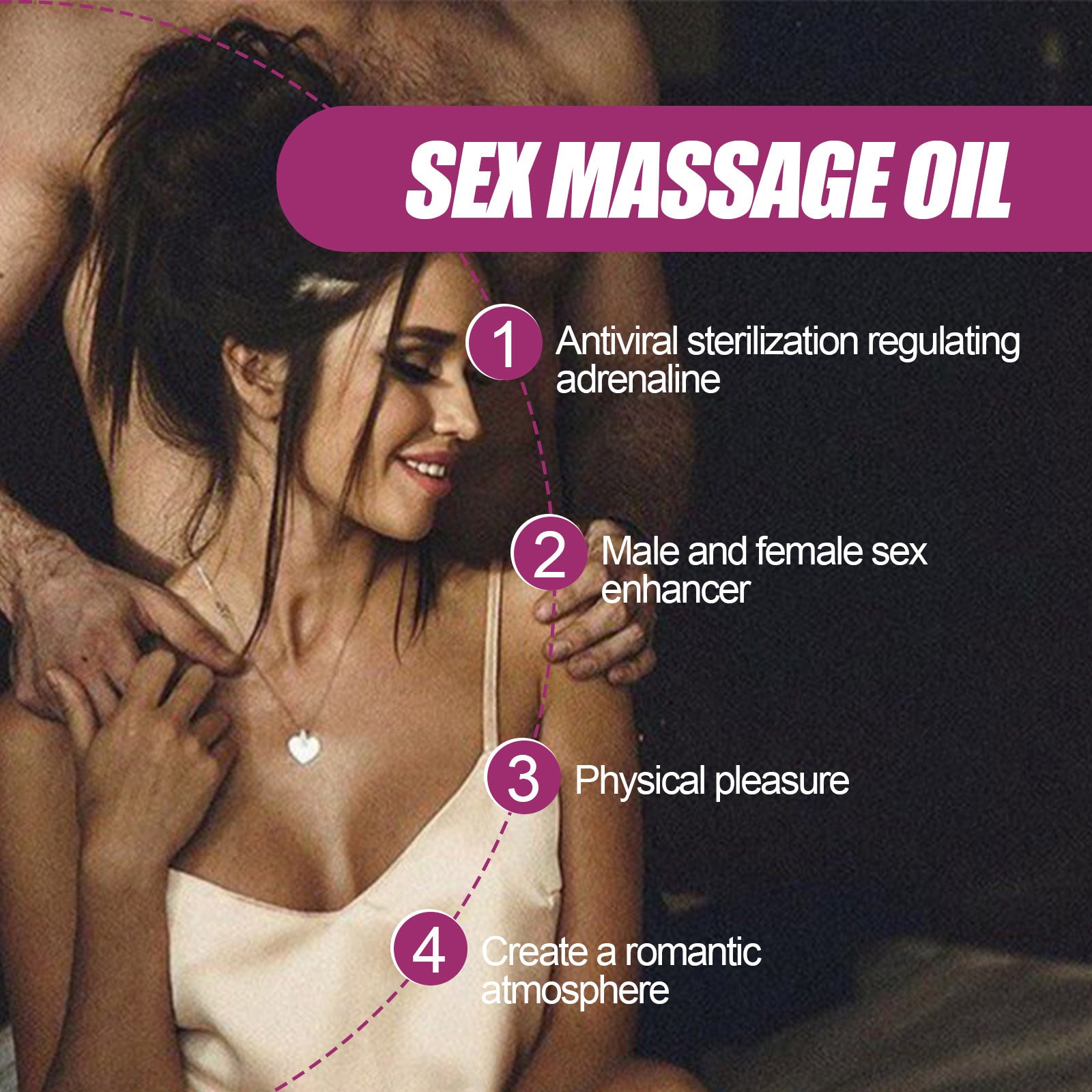 North Moon Female Orgasm Enhancing Essential Oil Sex Massage Oil-EROSREALM