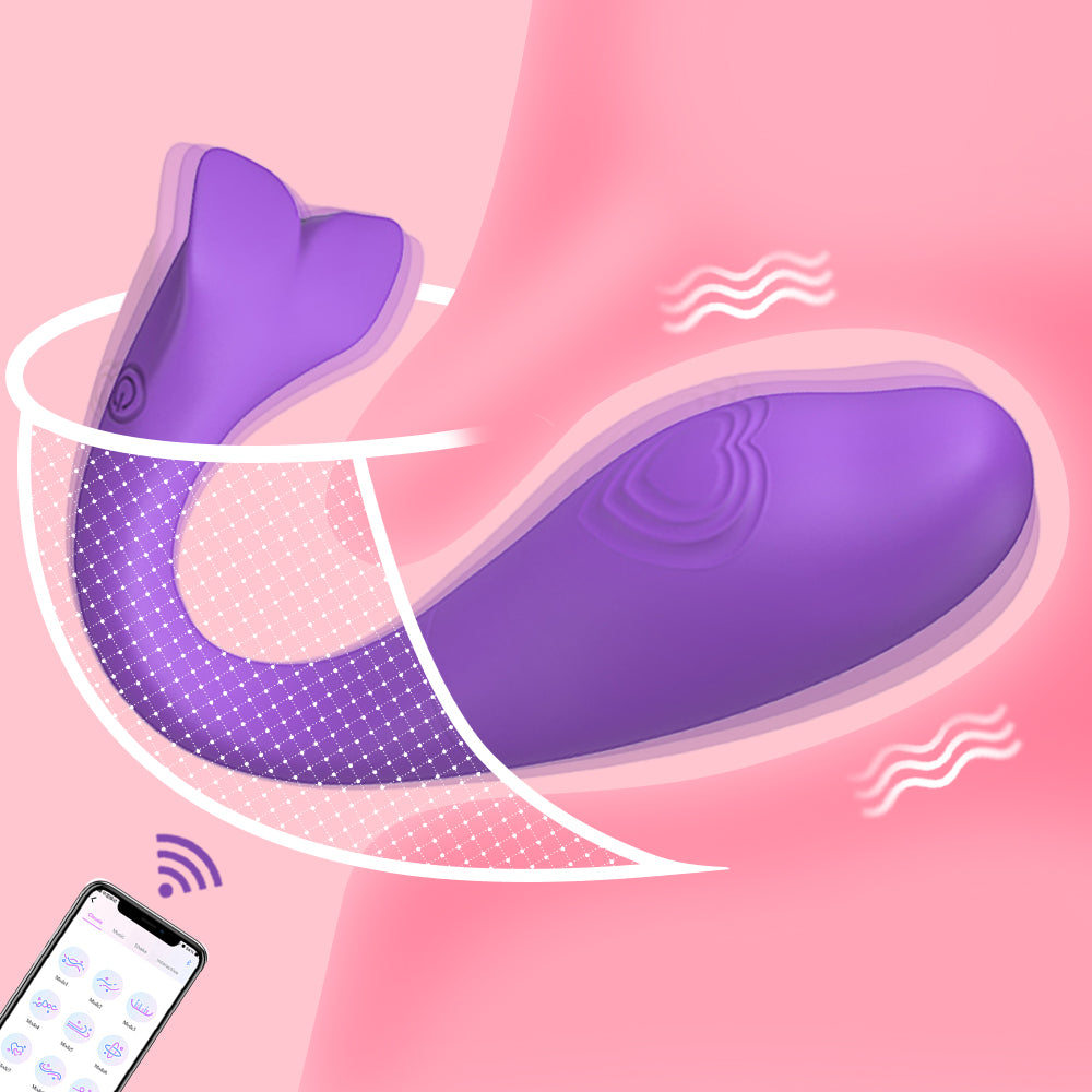 Remote Control App Bluetooth Vibrator For Women G-spot Clitoris Powerful Small Vibrator-EROSREALM