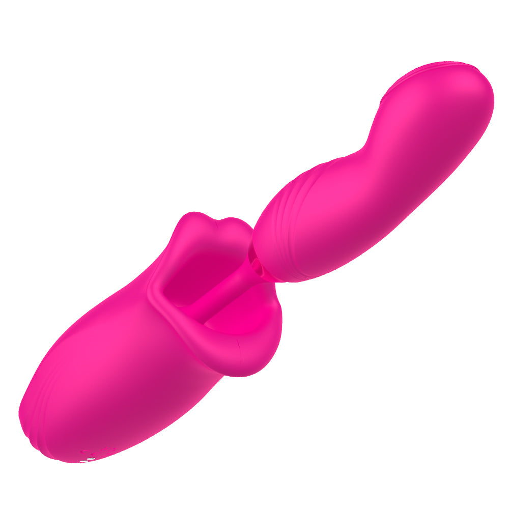 Rose Pistil Kiss - Bitting Clit Stimulator & Tapping Vibrator-EROSREALM