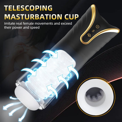 9928_m Fantacy Interactive Voice Thrusting Sucking Vibration Male Stroker-EROSREALM