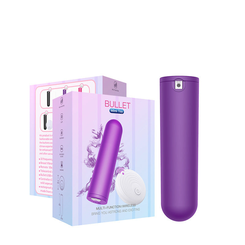 10 Speeds Remote Control Mini Lipstick Bullet Vibrator-EROSREALM