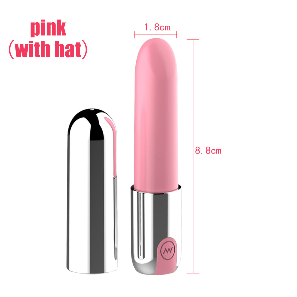 Mini Bullet Vibrator G Spot Lipstick Vibration Vagina Clitoris Stimulator-EROSREALM