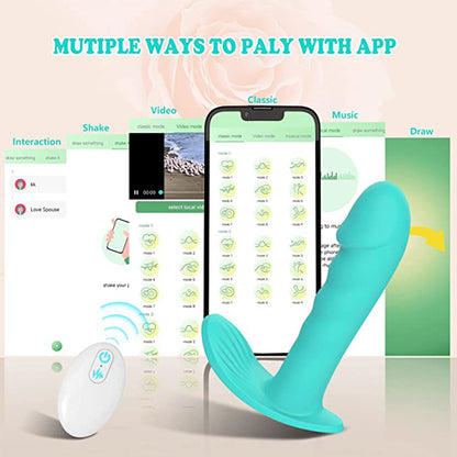 App & Wireless Remote Control Panty Vibrator-EROSREALM