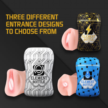 Element Bottle Simulated Channel Portable Masturbation Cup-EROSREALM