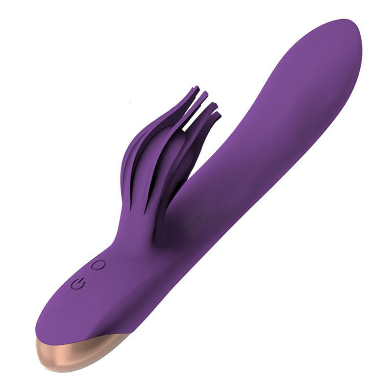 Clitoral G Spot Stimulator. Dildo Vibrator With Tongue-EROSREALM