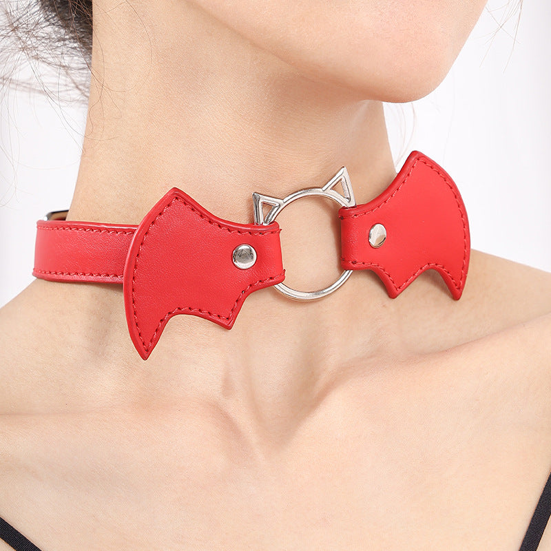 Devil Wings Collar Bat Choker For Couple Sexy Game-EROSREALM