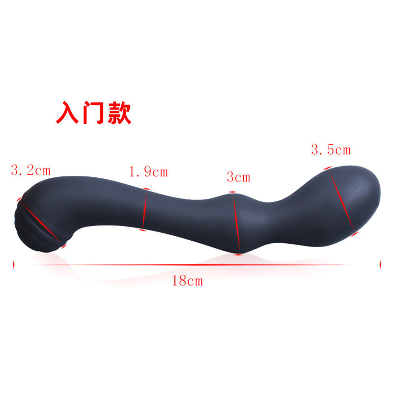 Prostate Massage Stimulation Silicone Anal Plug-EROSREALM