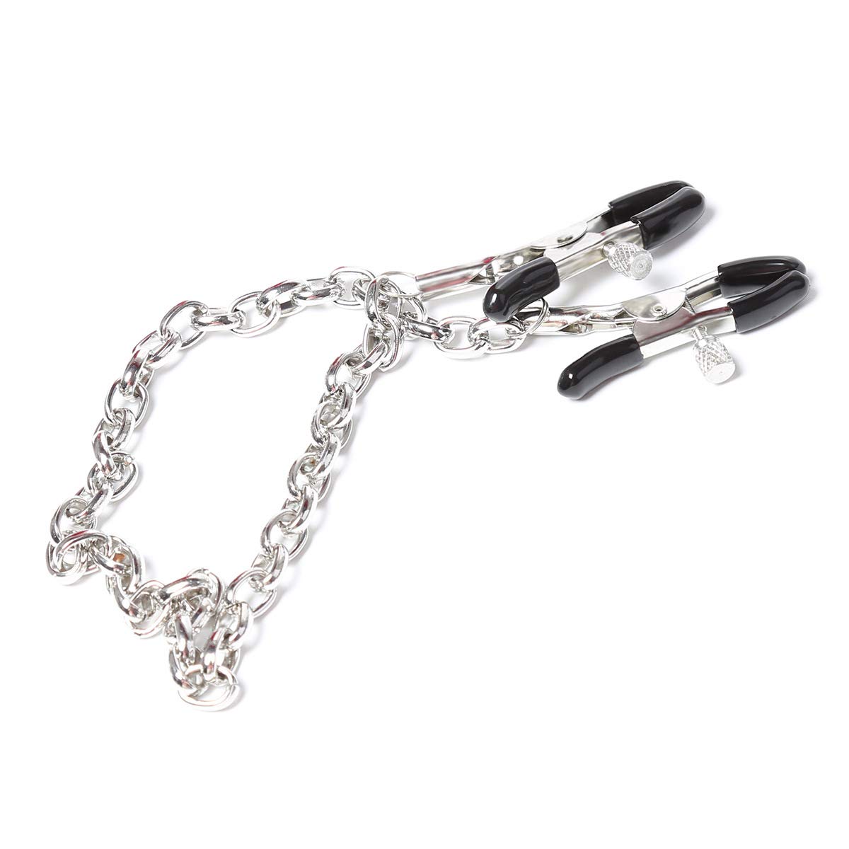 Sm Metal Nipple Clips With Silver Chain Nipples Sex Toy-EROSREALM