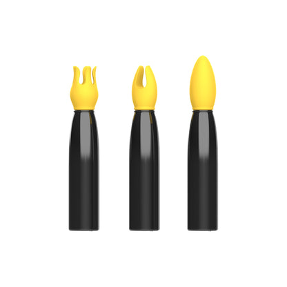 3 Replacement Heads Bullet Vibrator-EROSREALM