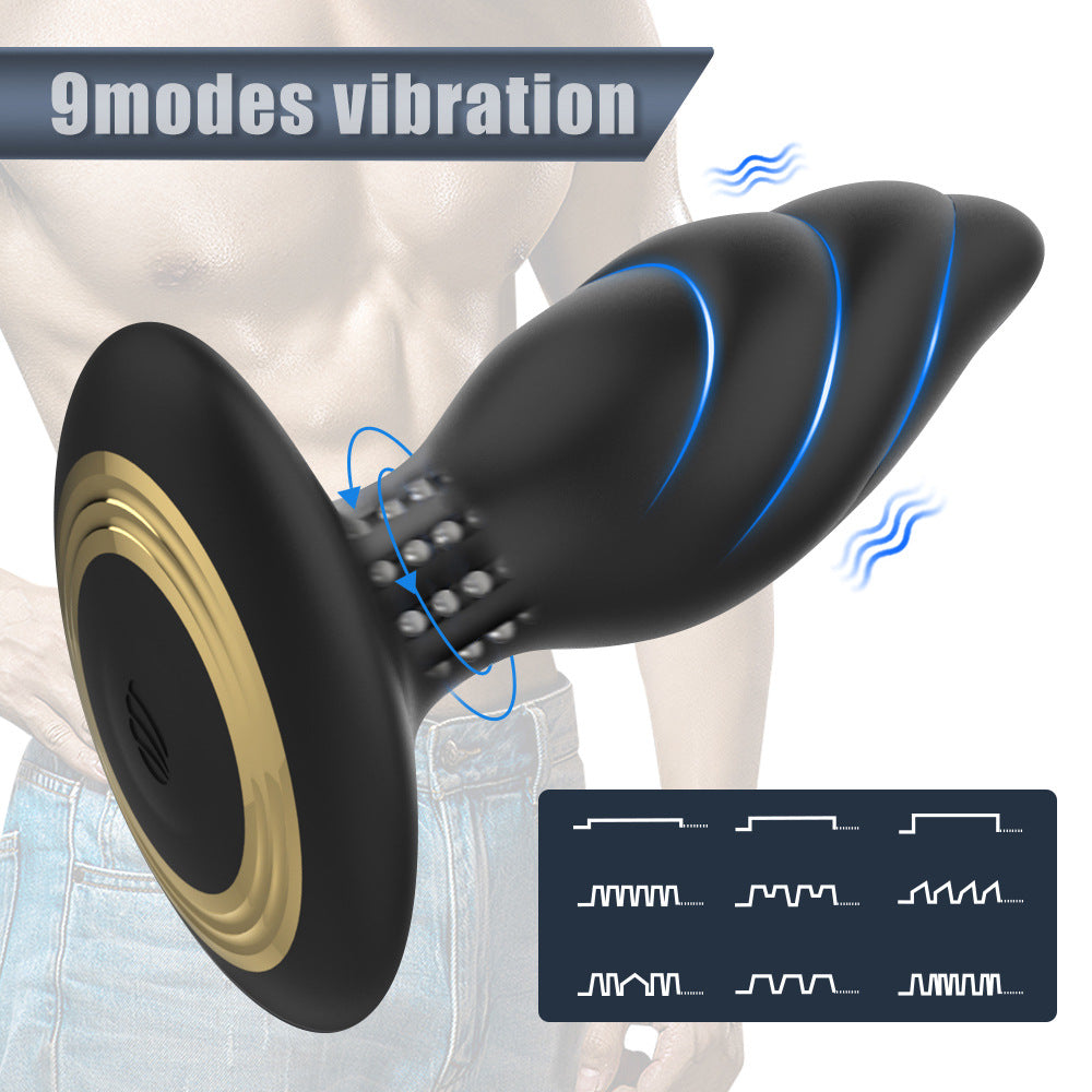 Siren - Wireless Remote Control Rotating Beads Vibrating Prostate Massage-EROSREALM