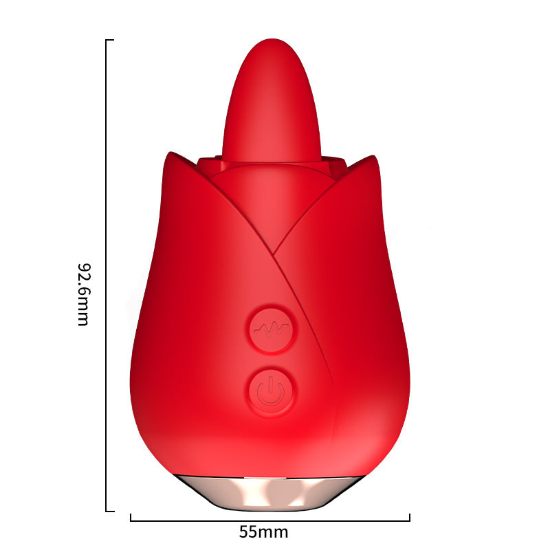 New 5 Tongue-licking Modes Rose Toy-EROSREALM