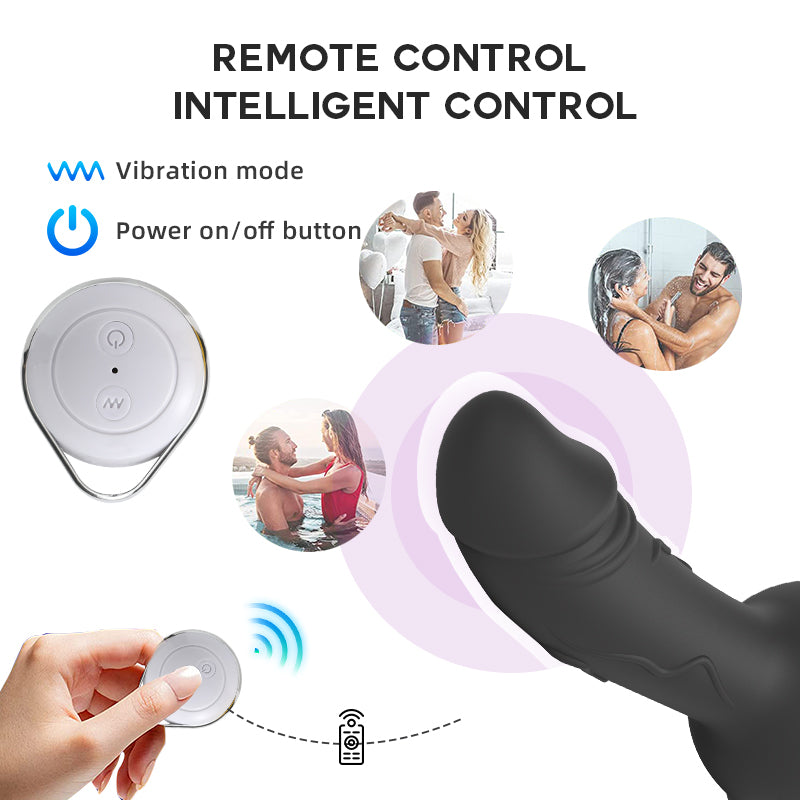 Wireless Remote Control Vibrating Rose G Spot Stimulator-EROSREALM