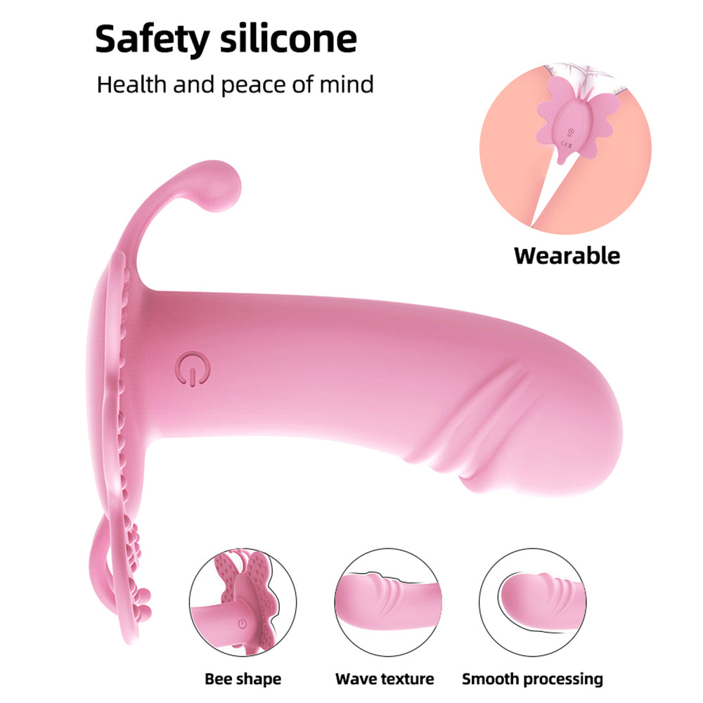 Wireless Remote Control Butterfly Panty Vibrator-EROSREALM